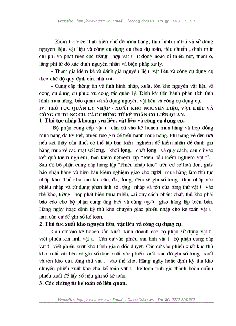 image for page Tổ chức công tác kế toán nguyên vật liệu và công cụ dụng cụ tại công ty TNHH thương mại sản xuất và dịch vụ vận tải Phú Quang