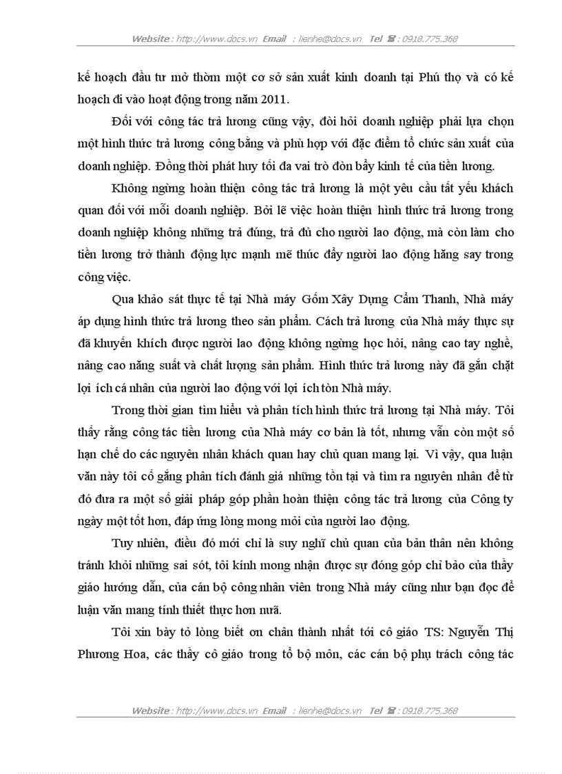 image for page Kế toán tiền lương và các hoản trích theo lương tại chi nhánh Công ty cổ phần sản xuất và thương mại Đại Thanh nhà máy gốm xây dựng Cẩm Thanh