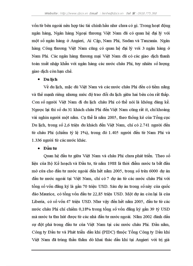 image for page Thực trạng và giải pháp xuất khẩu hàng hoá Việt Nam sang thị trường châu Phi