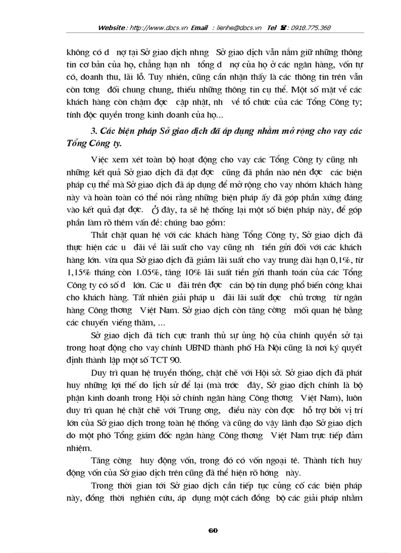 image for page Giải pháp nhằm mở rộng cho vay các Tổng Công ty tại Sở Giao dịch 1 ngânhàng NHTMCP Công Thương VietinBank Việt Nam