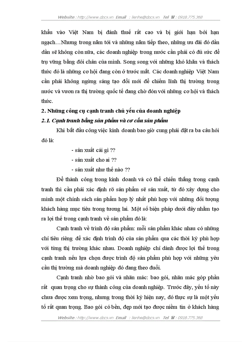 image for page Một số giải pháp chủ yếu nhằm nâng cao năng lực cạnh tranh trên thị trường xe máy của công ty TNHH T T