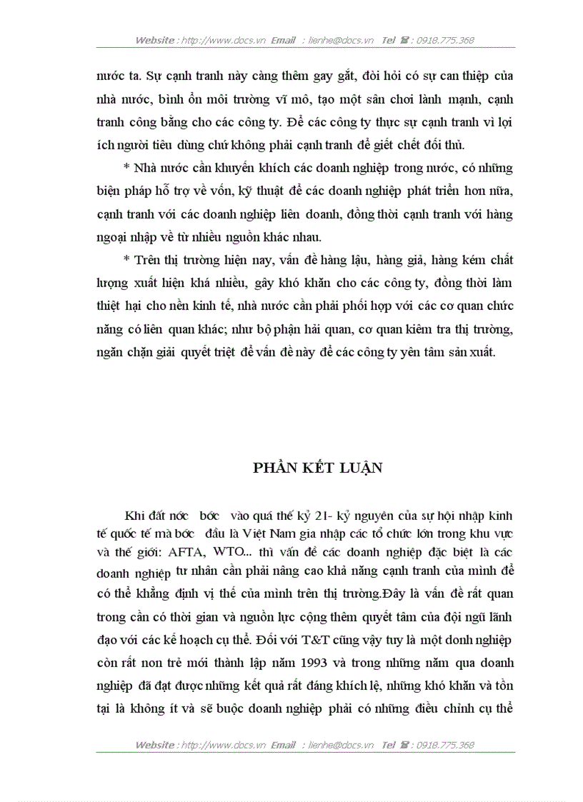 image for page Một số giải pháp chủ yếu nhằm nâng cao năng lực cạnh tranh trên thị trường xe máy của công ty TNHH T T