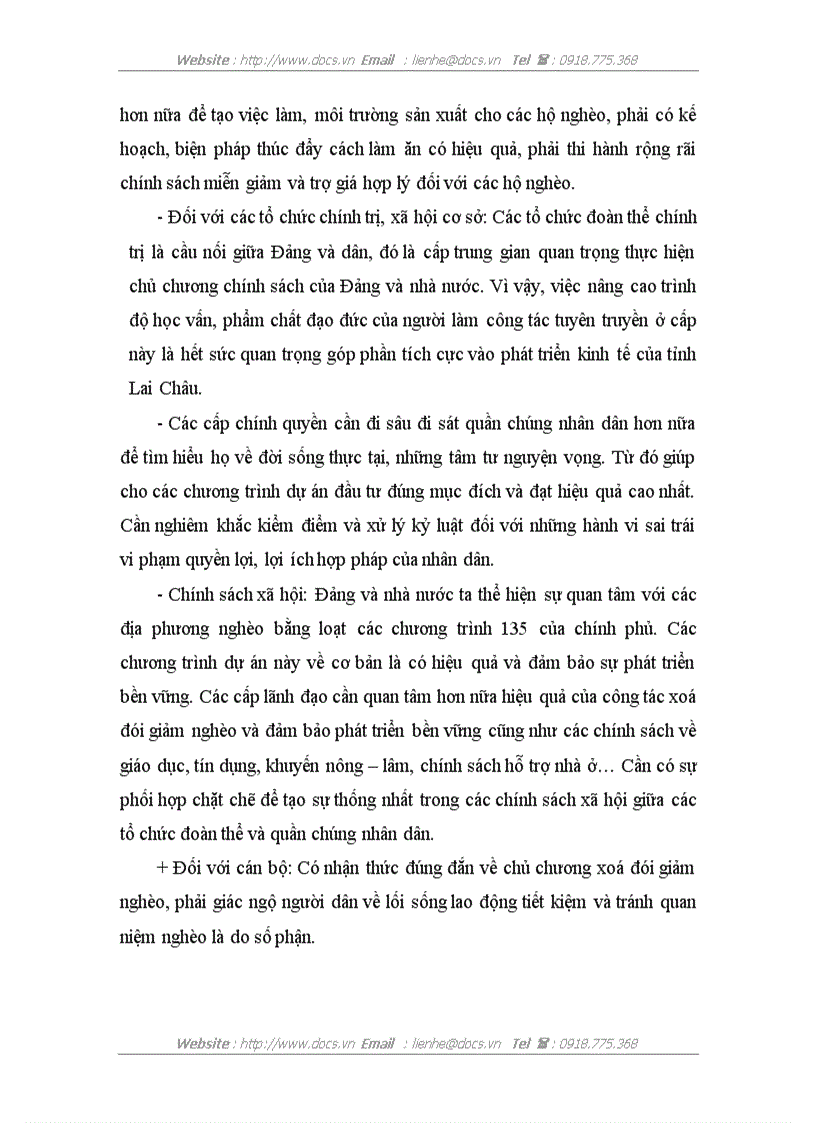 image for page Sự tác động của chính sách xã hội tới hộ nghèo ở tỉnh Lai Châu