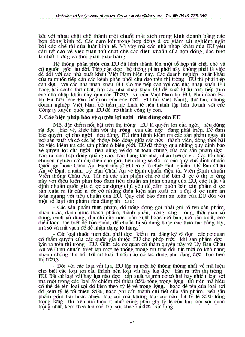 image for page Tự do hoá trong EU và khả năng thâm nhập thị trường EU của hàng hoá Việt Nam