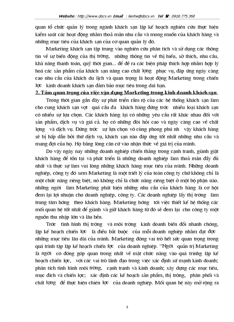 image for page Hoạt động Marketing trong chiến lược kinh doanh khách sạn