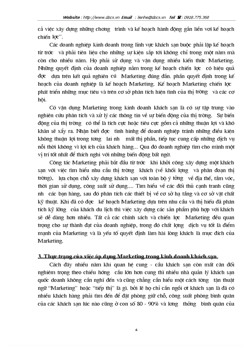 image for page Hoạt động Marketing trong chiến lược kinh doanh khách sạn