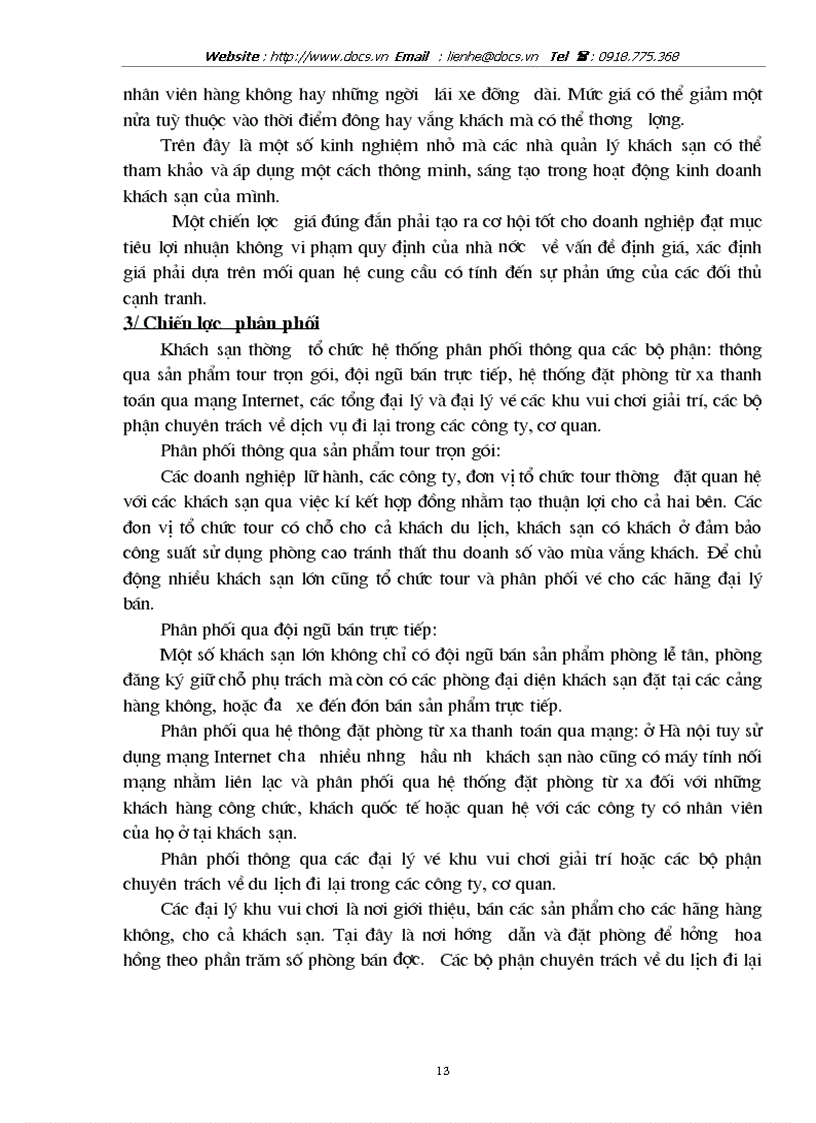 image for page Hoạt động Marketing trong chiến lược kinh doanh khách sạn