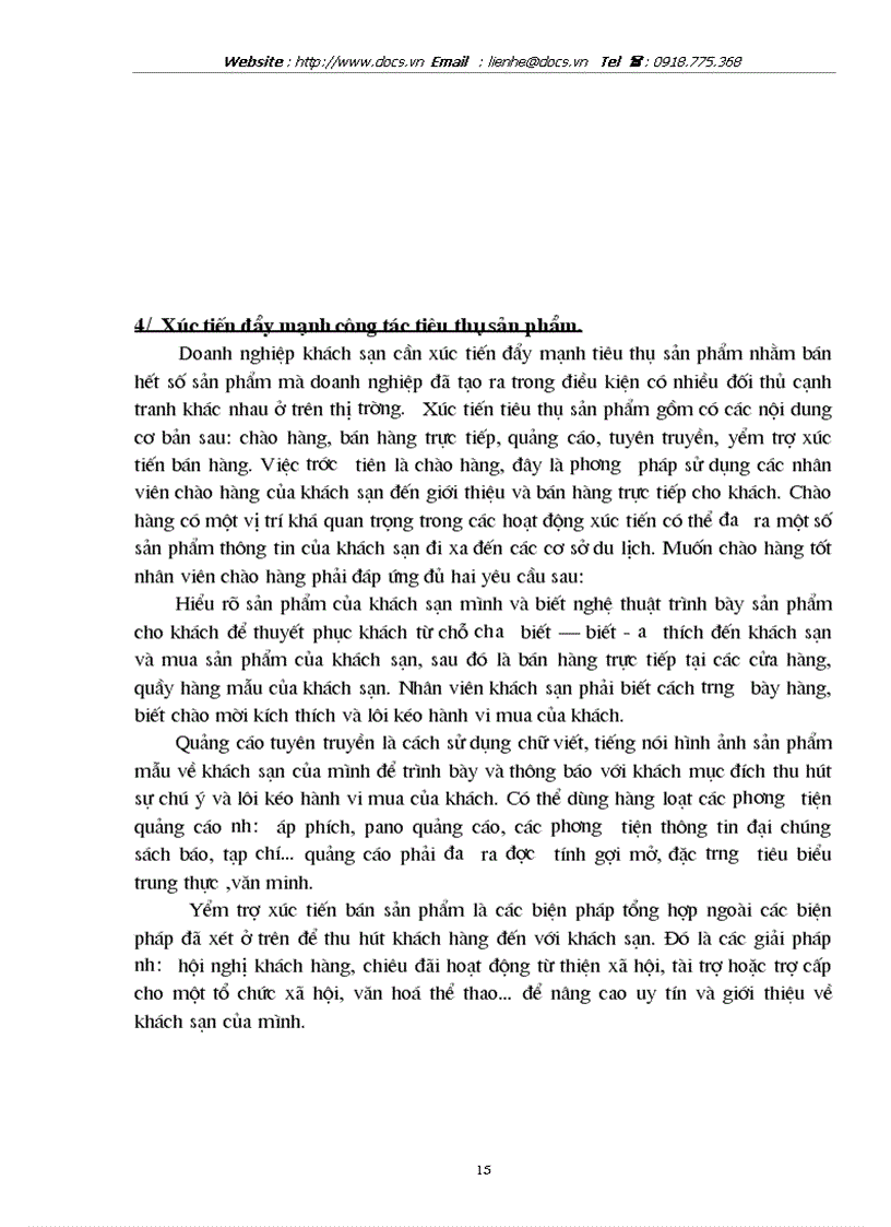 image for page Hoạt động Marketing trong chiến lược kinh doanh khách sạn