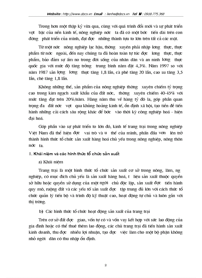 image for page Thực trạng phát triển kinh tế trang trại trong nông nghiệp Việt Nam hiện nay