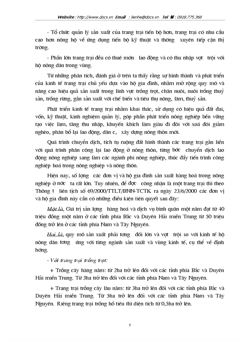 image for page Thực trạng phát triển kinh tế trang trại trong nông nghiệp Việt Nam hiện nay