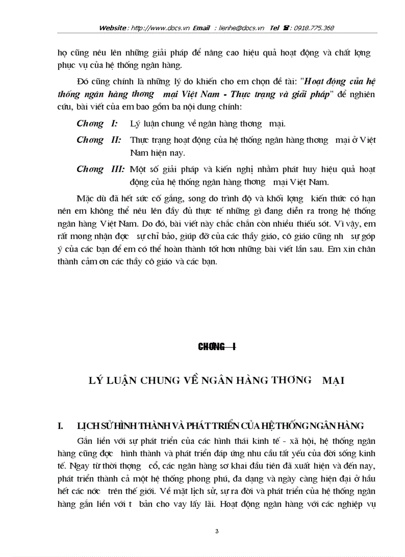 Hoạt động của hệ thống ngân hàng thương mại Việt Nam Thực trạng và giải pháp