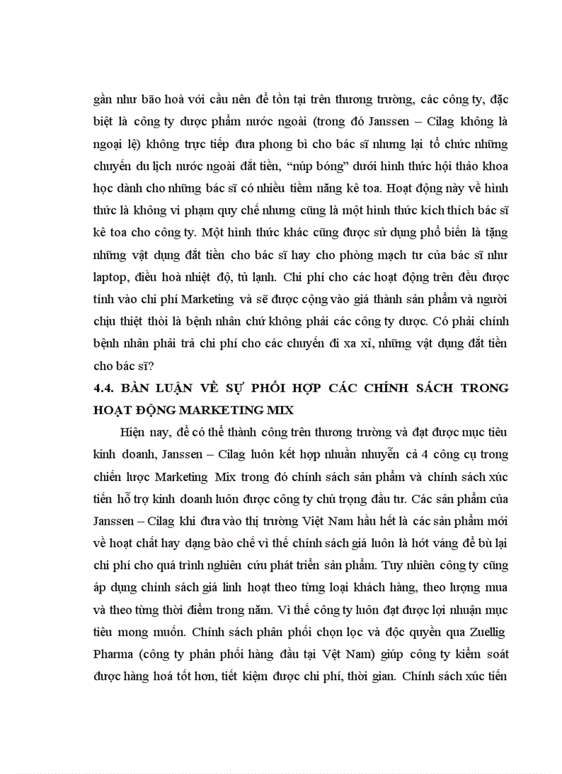 image for page Nghiên cứu sự vận dụng chính sách sản phẩm và chính sách xúc tiến hỗ trợ kinh doanh của công ty dược phẩm Janssen Cilag tại Việt Nam giai đoạn 2003