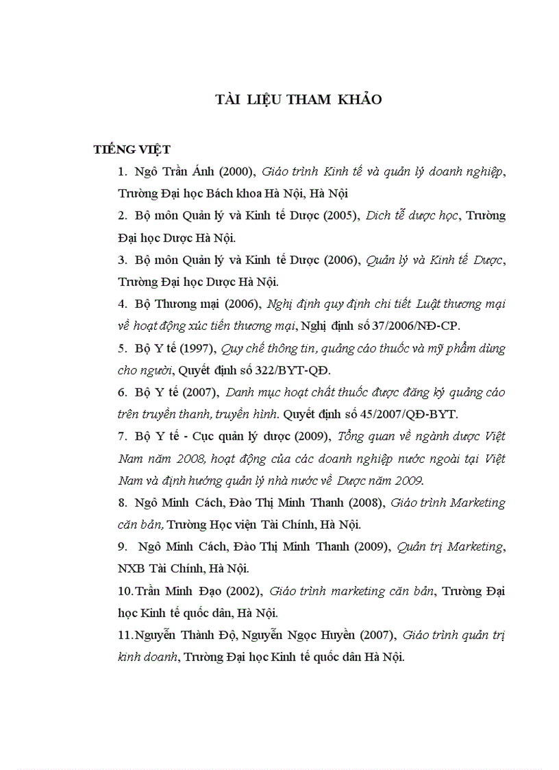 image for page Nghiên cứu sự vận dụng chính sách sản phẩm và chính sách xúc tiến hỗ trợ kinh doanh của công ty dược phẩm Janssen Cilag tại Việt Nam giai đoạn 2003