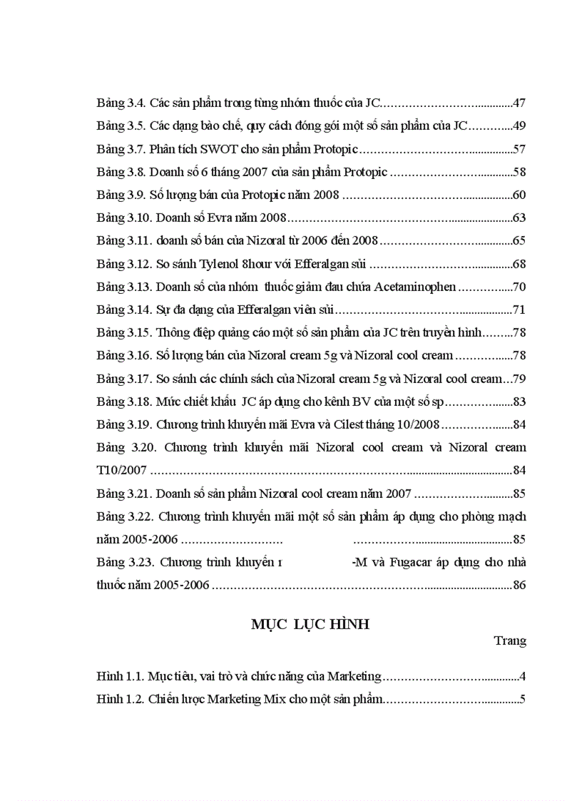 image for page Nghiên cứu sự vận dụng chính sách sản phẩm và chính sách xúc tiến hỗ trợ kinh doanh của công ty dược phẩm Janssen Cilag tại Việt Nam giai đoạn 2003