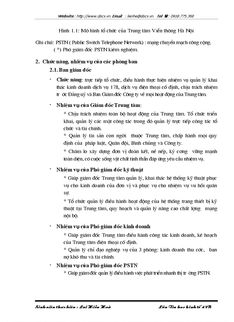image for page Xây dựng hệ thống thông tin quản lý khách hàng và tính cước dịch vụ 178 tại Trung tâm Viễn thông Hà Nội Công ty Viễn thông Quân đội Viettel