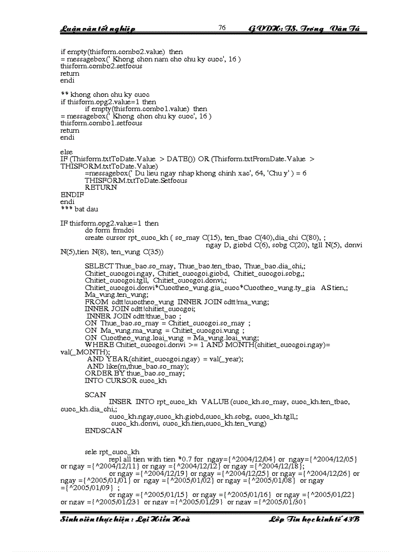 image for page Xây dựng hệ thống thông tin quản lý khách hàng và tính cước dịch vụ 178 tại Trung tâm Viễn thông Hà Nội Công ty Viễn thông Quân đội Viettel