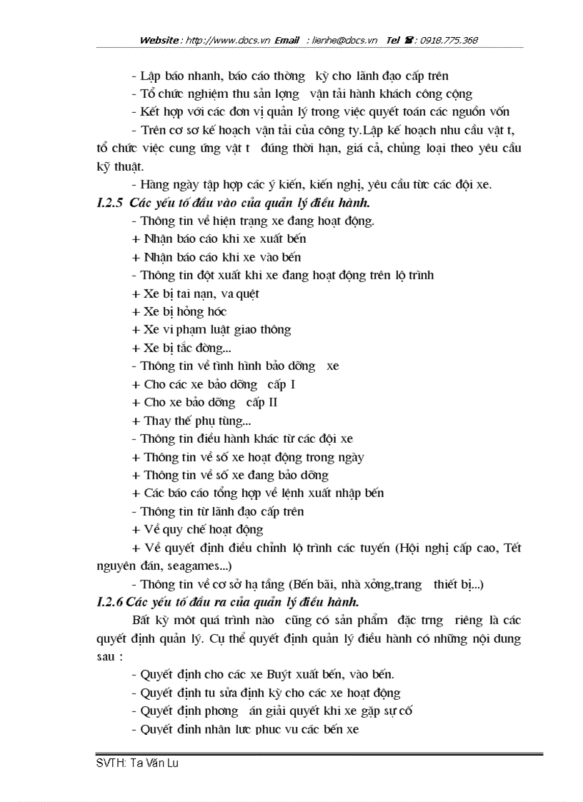 image for page Thực trạng về công tác quản lý điều hành hệ thống xe buýt công cộng tại Xí nghiệp xe buýt Thủ đô