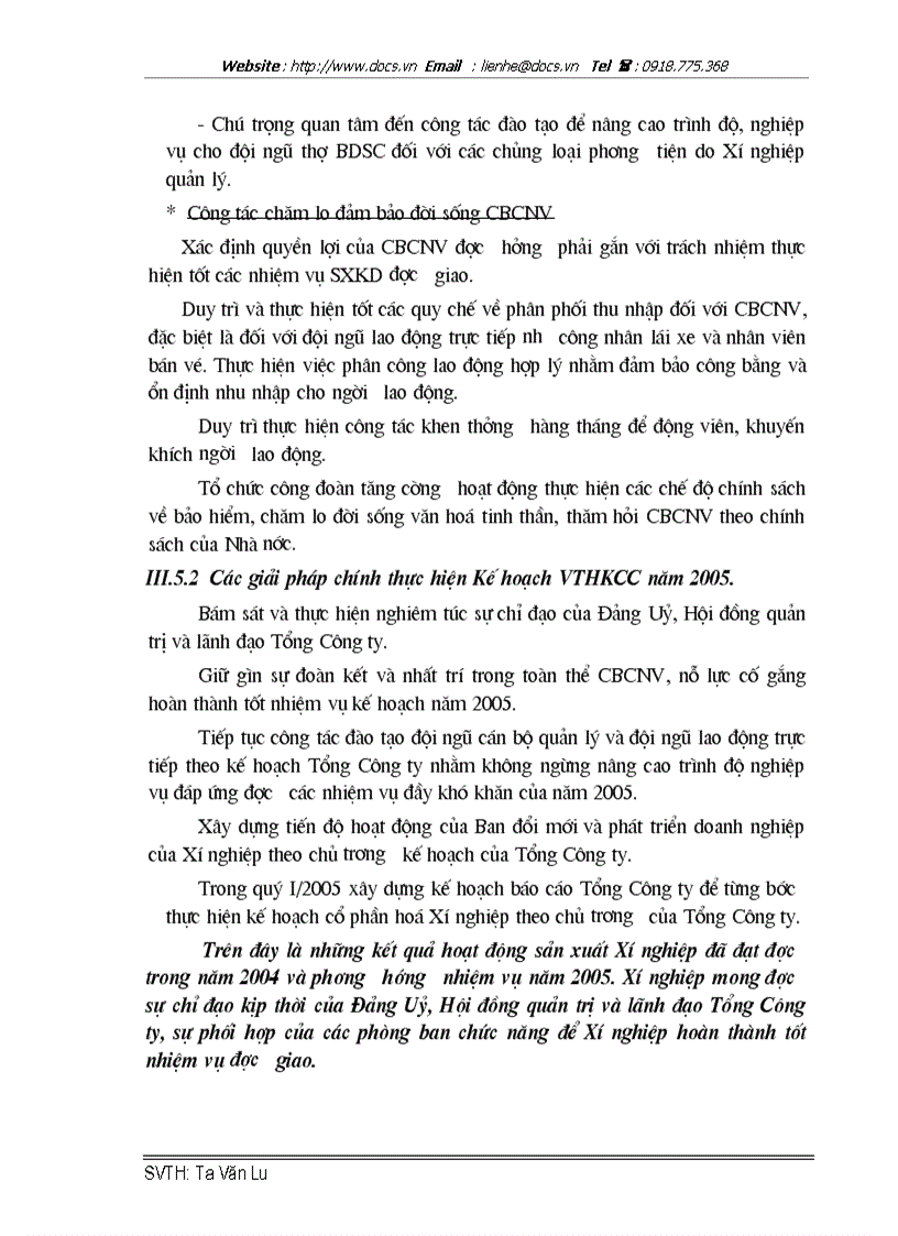 image for page Thực trạng về công tác quản lý điều hành hệ thống xe buýt công cộng tại Xí nghiệp xe buýt Thủ đô