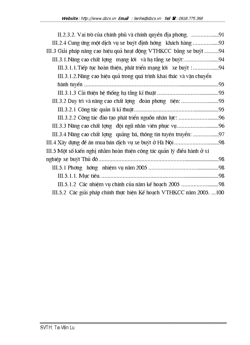 image for page Thực trạng về công tác quản lý điều hành hệ thống xe buýt công cộng tại Xí nghiệp xe buýt Thủ đô