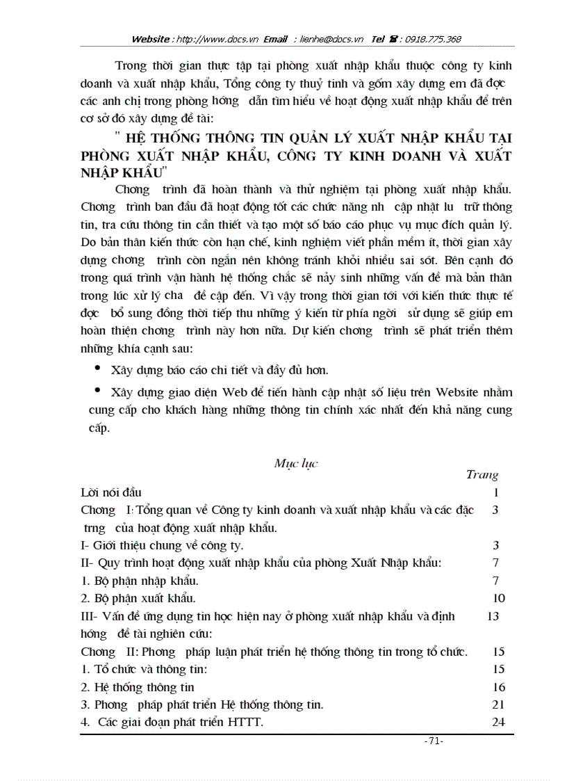 image for page Xây dựng hệ thống thông tin quản lý xuất nhập khẩu