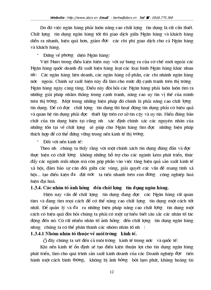 image for page Giải pháp nâng cao chất lượng tín dụng tại Chi nhánh ngânhàng NHNo PTNT AgriBank Nam Hà Nội