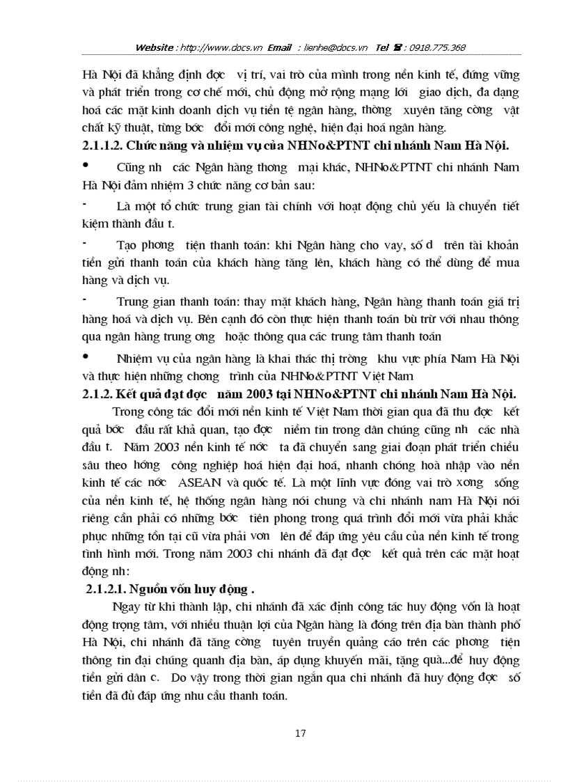 image for page Giải pháp nâng cao chất lượng tín dụng tại Chi nhánh ngânhàng NHNo PTNT AgriBank Nam Hà Nội