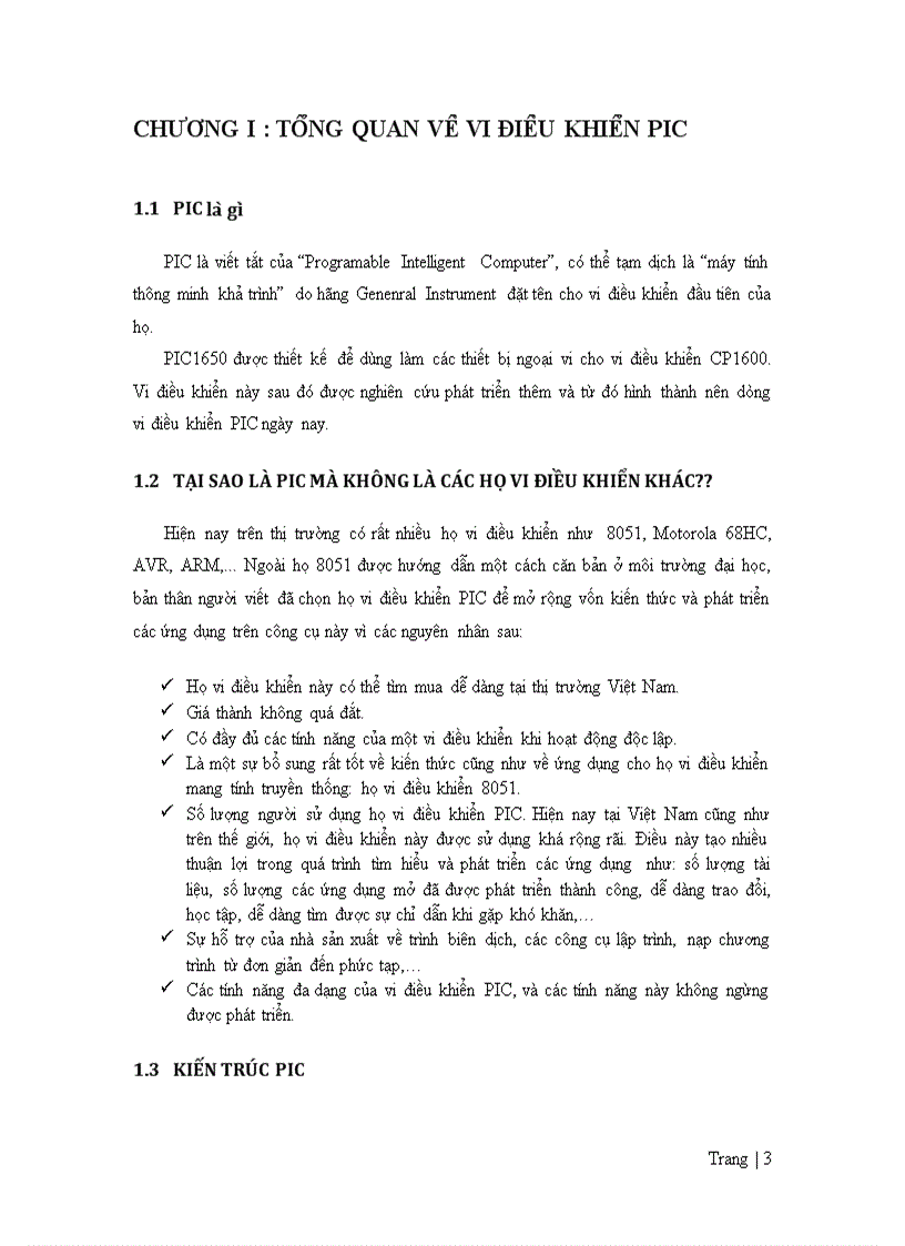 image for page Tìm hiểu về vi điều khiển pic 18F4520 và hoạt động timer của nó