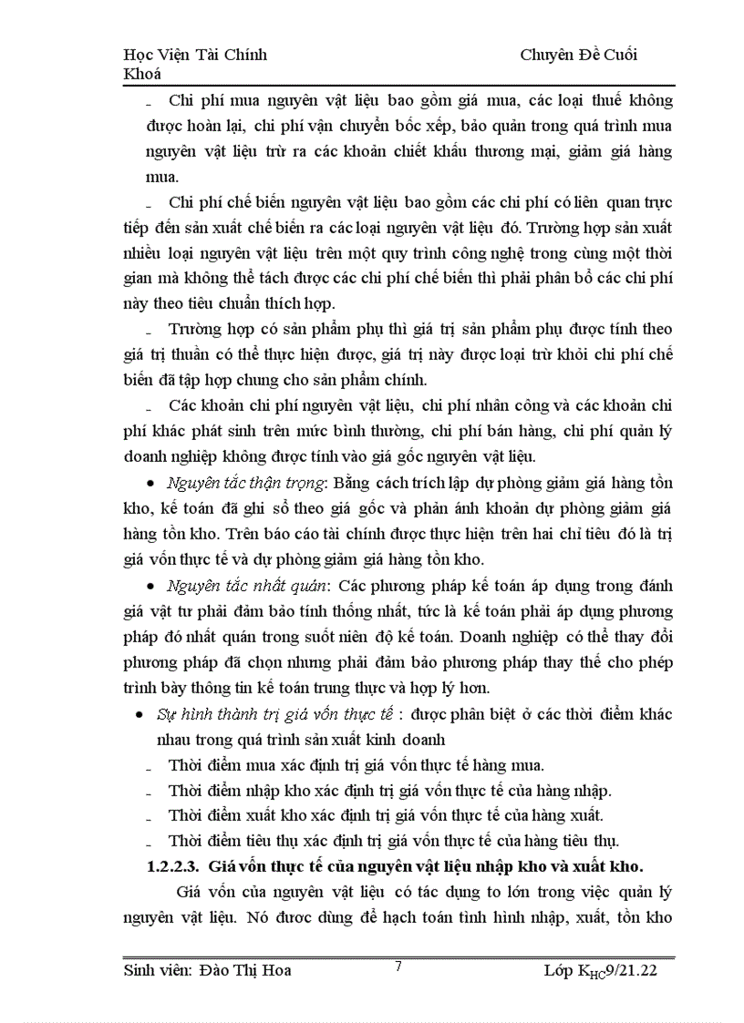 image for page Hoàn thiện công tác kế toán nguyên vật liệu tại Công ty Cổ phần Dệt Kim Hà Nội