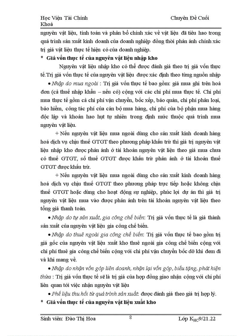 image for page Hoàn thiện công tác kế toán nguyên vật liệu tại Công ty Cổ phần Dệt Kim Hà Nội