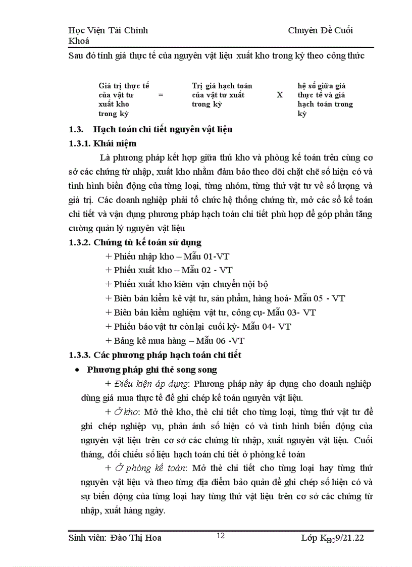 image for page Hoàn thiện công tác kế toán nguyên vật liệu tại Công ty Cổ phần Dệt Kim Hà Nội