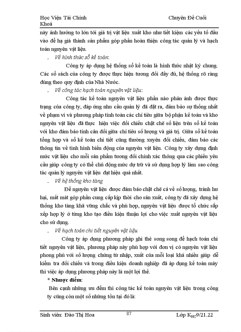 image for page Hoàn thiện công tác kế toán nguyên vật liệu tại Công ty Cổ phần Dệt Kim Hà Nội