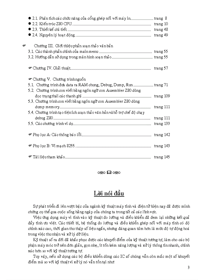 image for page Thiết kế thi công và viết chương trình điều khiển mạch thực hành cho Z80 CPU Giao tiếp với máy tính qua ngõ máy in
