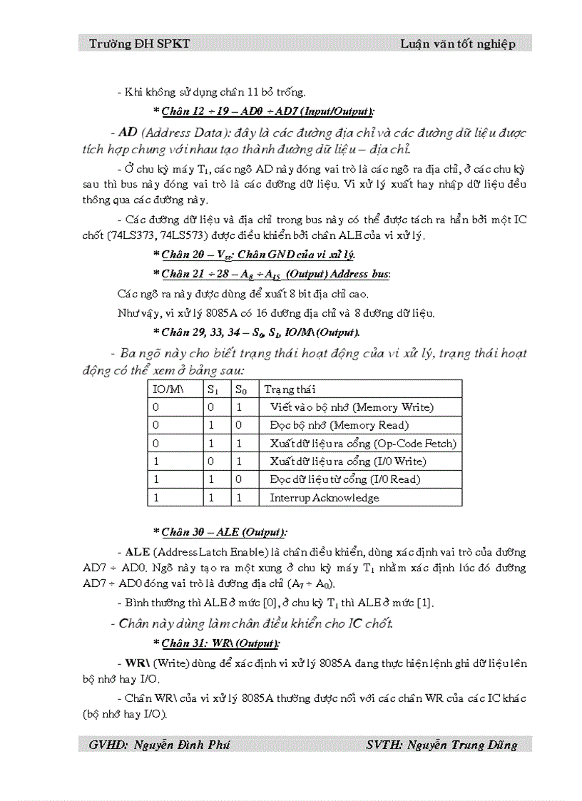 image for page Giao tiếp máy tính với kit vi xử ly 8085