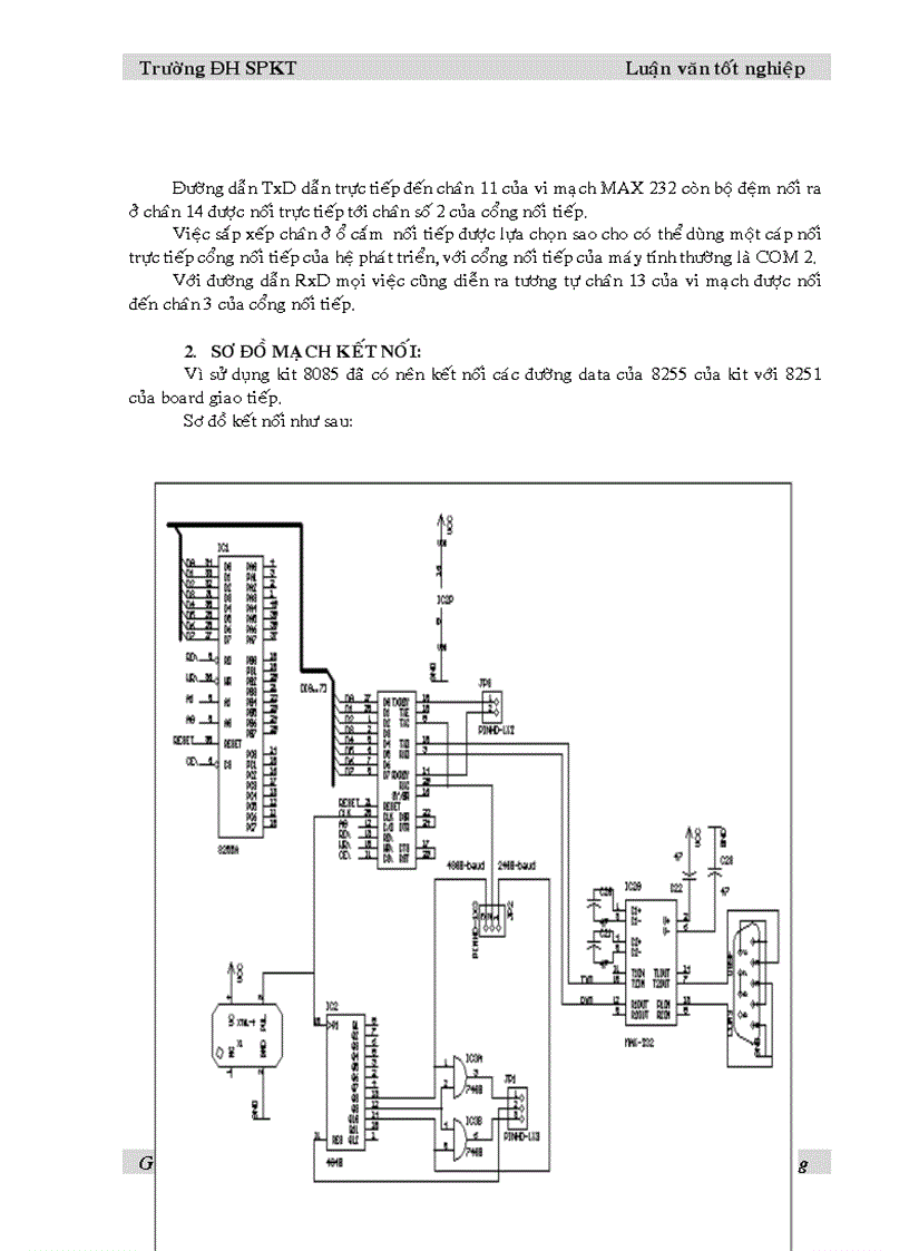 image for page Giao tiếp máy tính với kit vi xử ly 8085