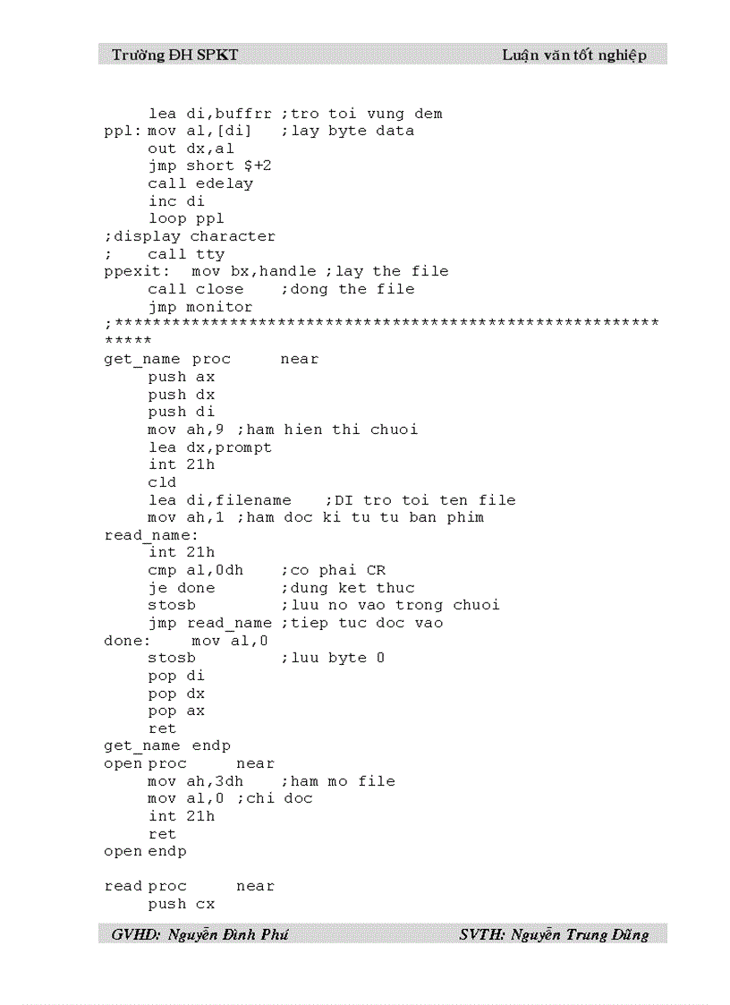 image for page Giao tiếp máy tính với kit vi xử ly 8085