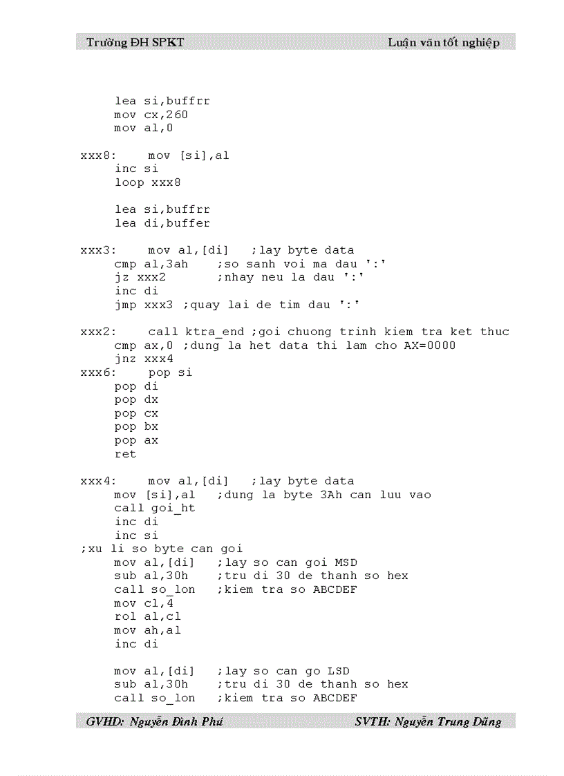 image for page Giao tiếp máy tính với kit vi xử ly 8085