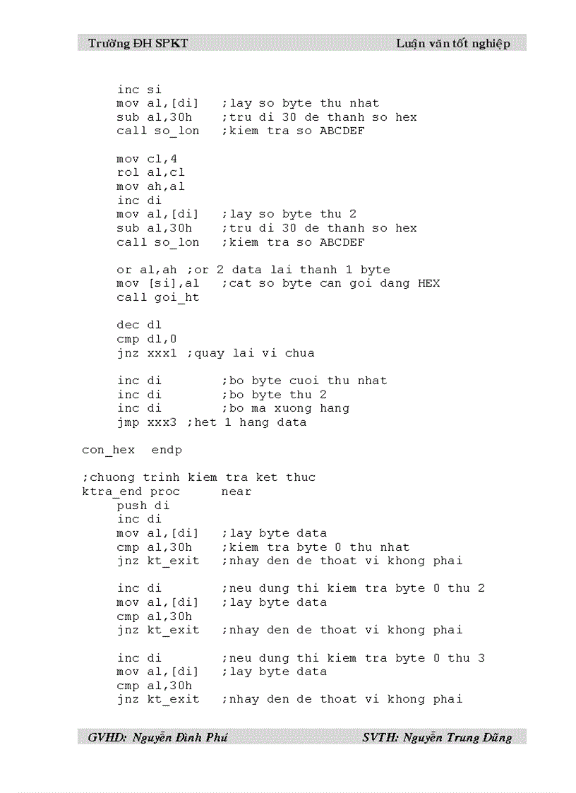 image for page Giao tiếp máy tính với kit vi xử ly 8085