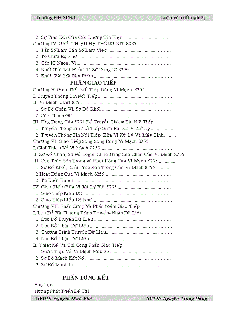 image for page Giao tiếp máy tính với kit vi xử ly 8085