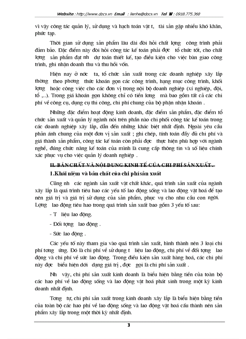 image for page Thực trạng công tác hạch toán chi phí sản xuất và tính giá thành giá thành sản phẩm tại Công ty xây dựng số