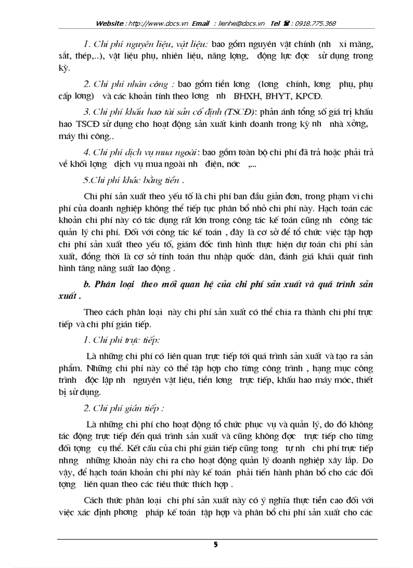 image for page Thực trạng công tác hạch toán chi phí sản xuất và tính giá thành giá thành sản phẩm tại Công ty xây dựng số