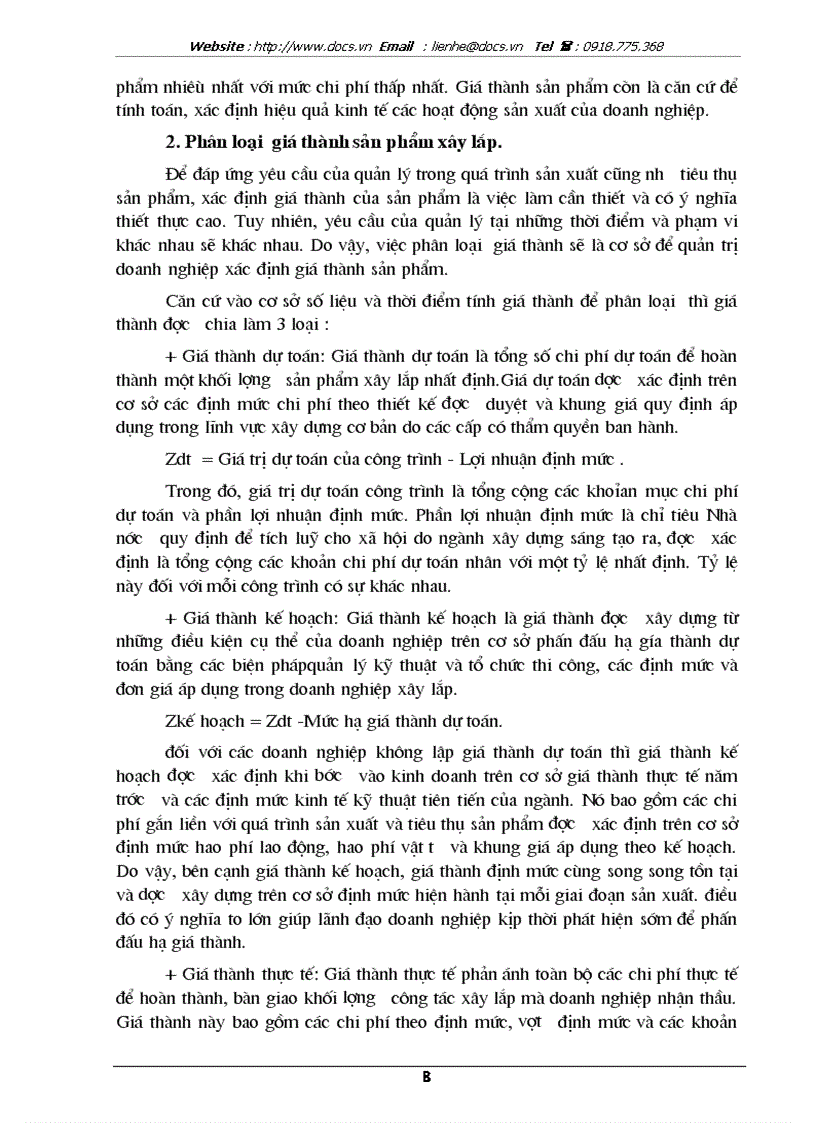 image for page Thực trạng công tác hạch toán chi phí sản xuất và tính giá thành giá thành sản phẩm tại Công ty xây dựng số