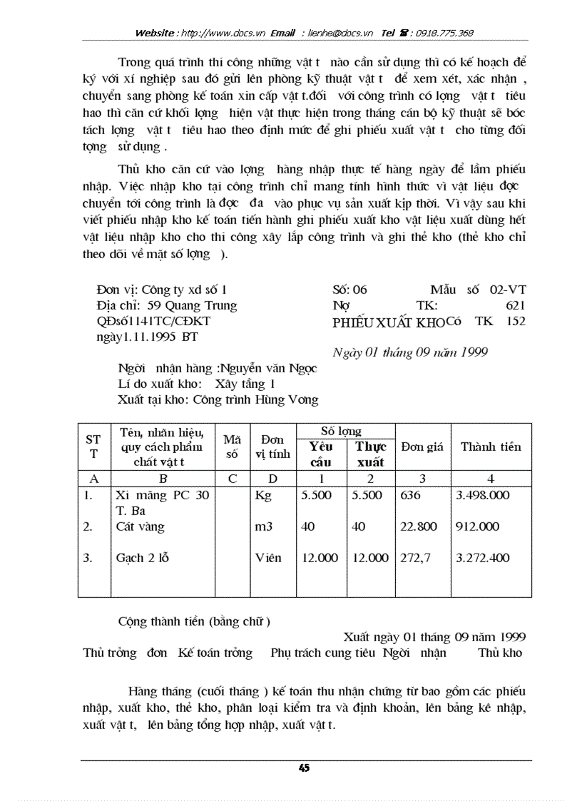 image for page Thực trạng công tác hạch toán chi phí sản xuất và tính giá thành giá thành sản phẩm tại Công ty xây dựng số