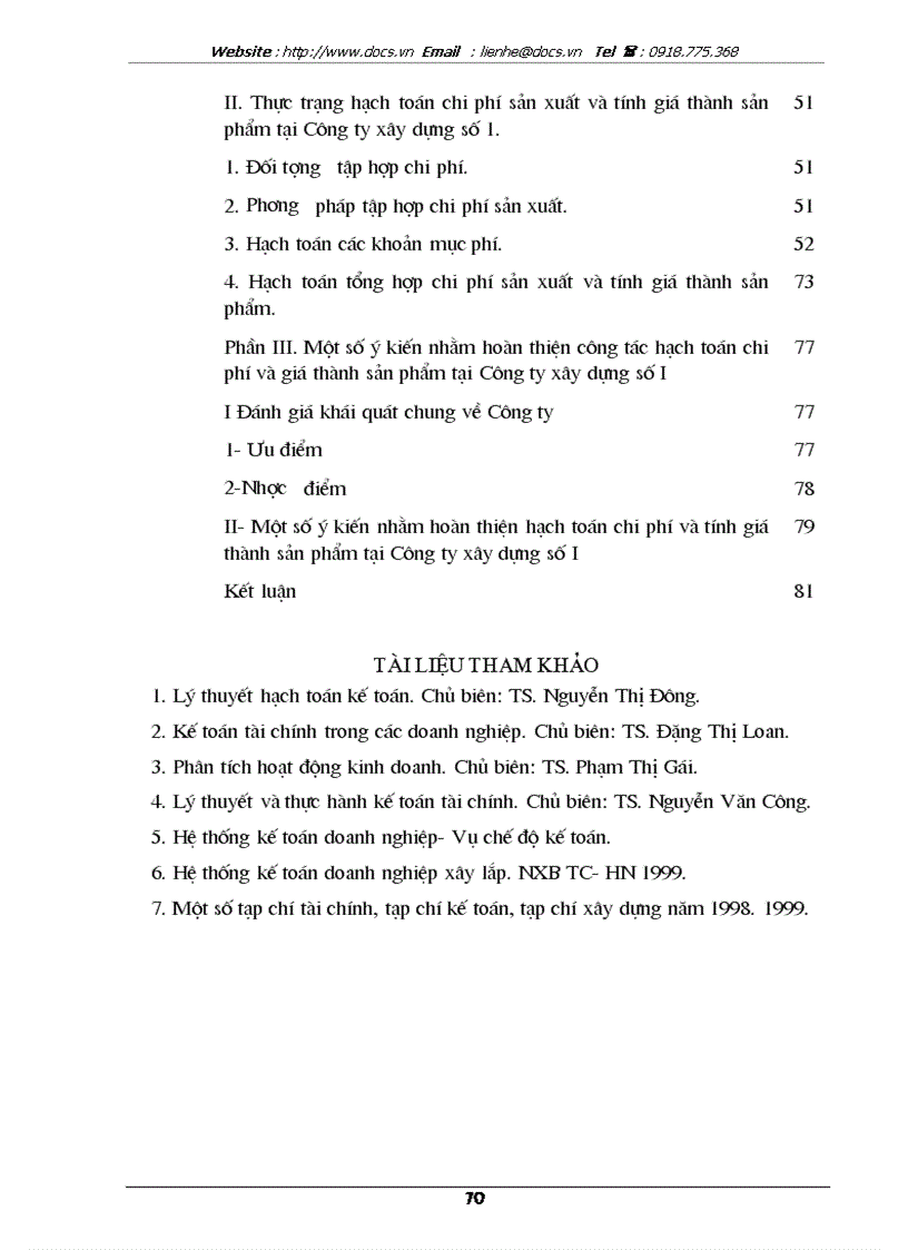 image for page Thực trạng công tác hạch toán chi phí sản xuất và tính giá thành giá thành sản phẩm tại Công ty xây dựng số