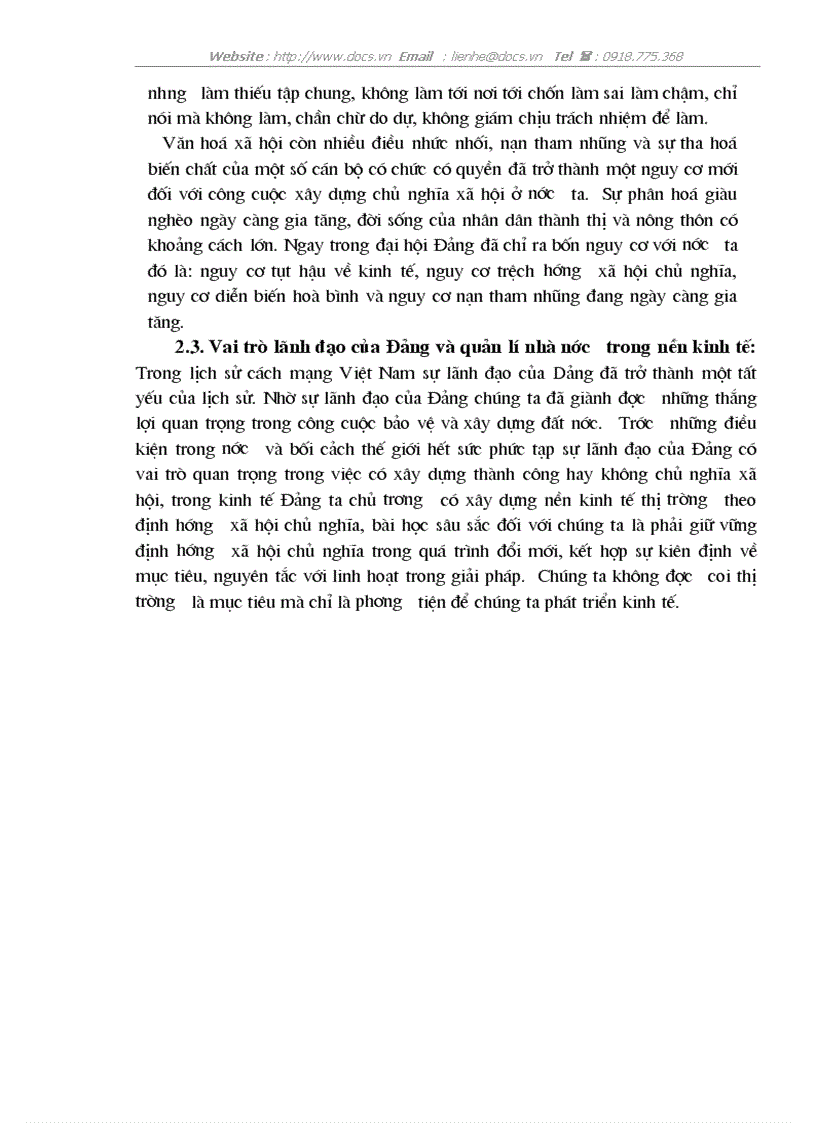 image for page Sự cần thiết phải xây dựng nền kinh tế thị trường theo định hướng XHCN Thực trạng và đường lối của Đảng và Nhà nước