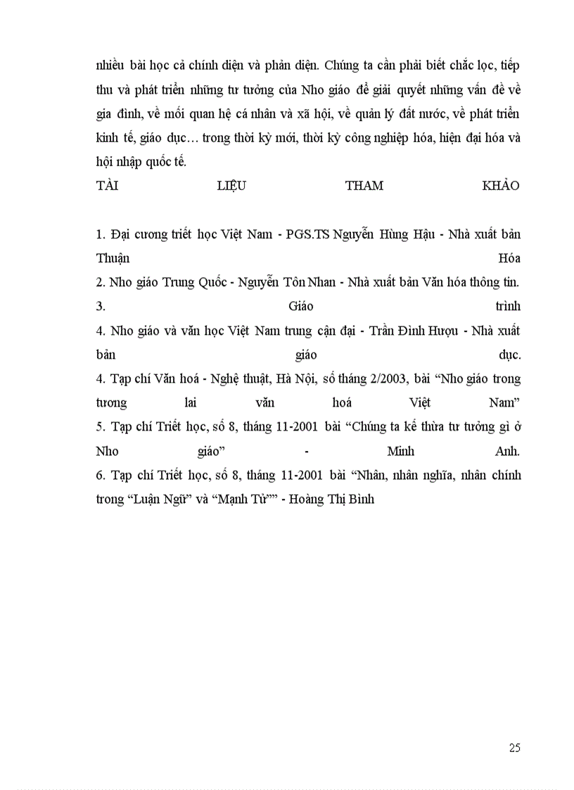 image for page Triết học nho giáo và ảnh hưởng của triết học nho giáo đến nền văn hóa truyền thống của việt nam