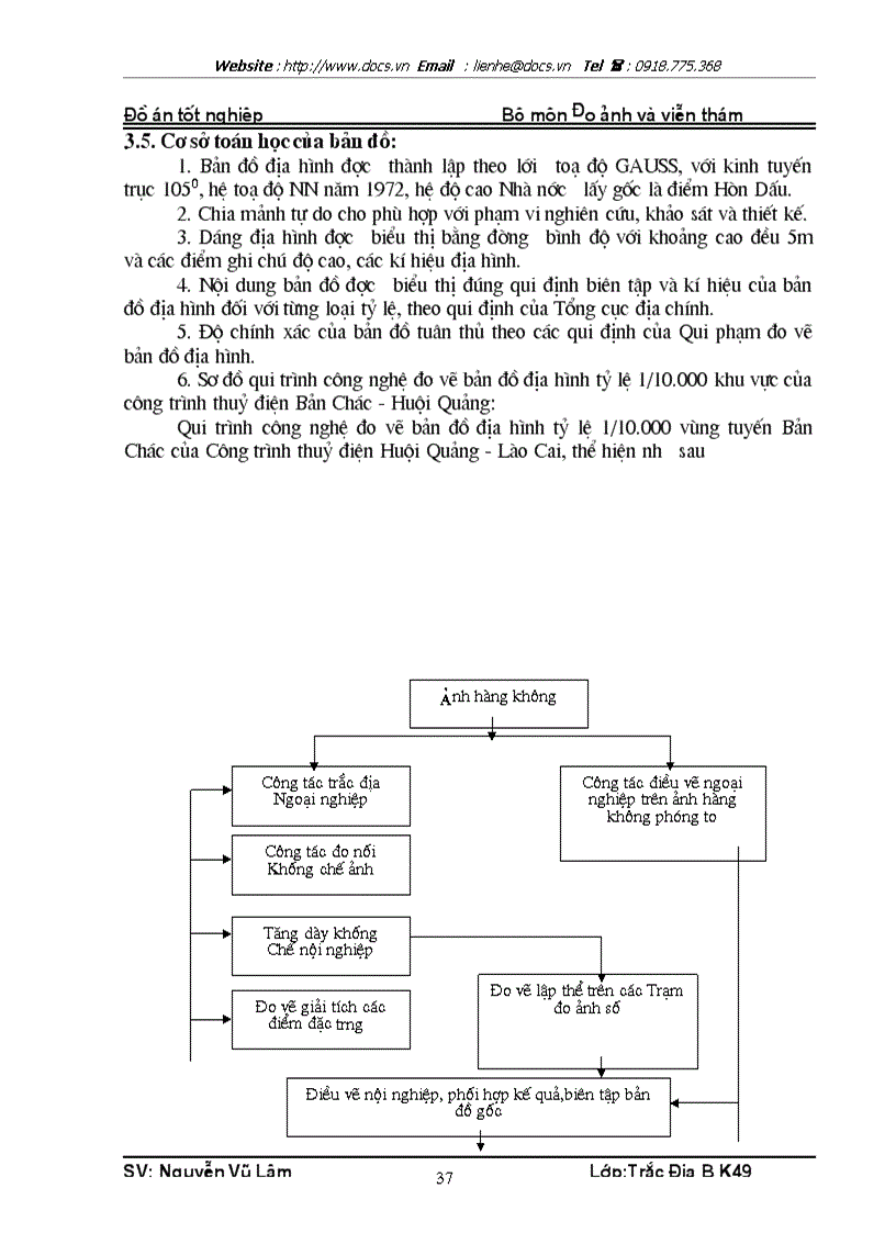 image for page Công tác đoán đọc điều vẽ trong quy trình thành lập bản đồ địa hỡnh tỷ lệ 1 10000 bằng ảnh hàng khụng