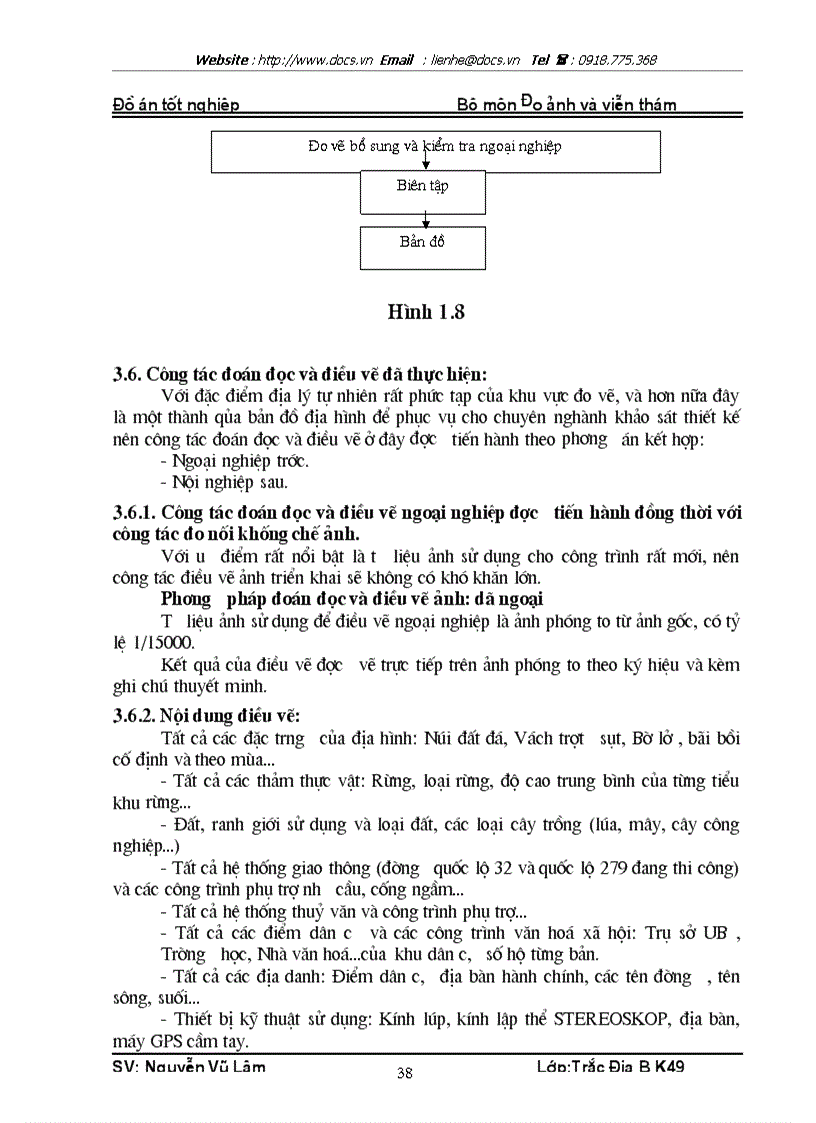 image for page Công tác đoán đọc điều vẽ trong quy trình thành lập bản đồ địa hỡnh tỷ lệ 1 10000 bằng ảnh hàng khụng