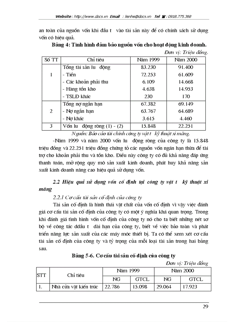 image for page Giải pháp nâng cao hiệu quả sử dụng vốn tại Công ty vật tư kỹ thuật xi măng