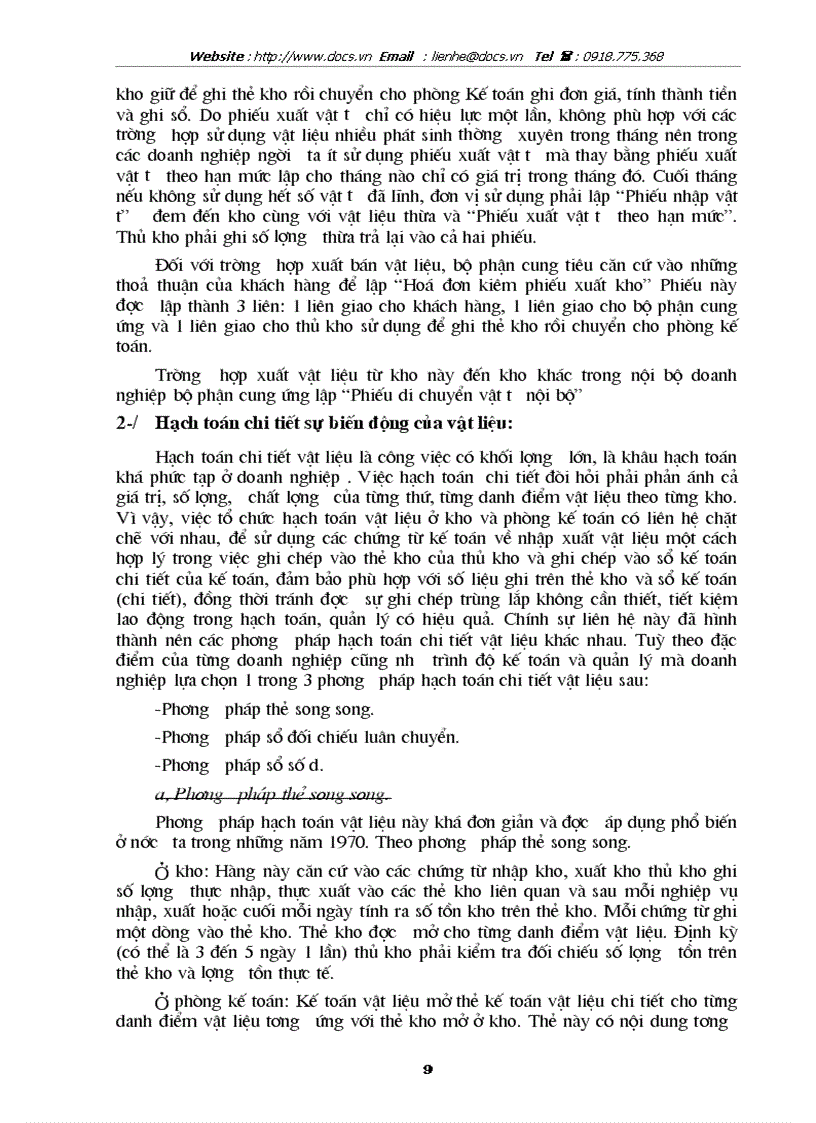 image for page Tổ chức công tác kế toán nguyên vật liệu với việc nâng cao hiệu quả sử dụng vốn lưu động ở Công ty Dệt 8 3