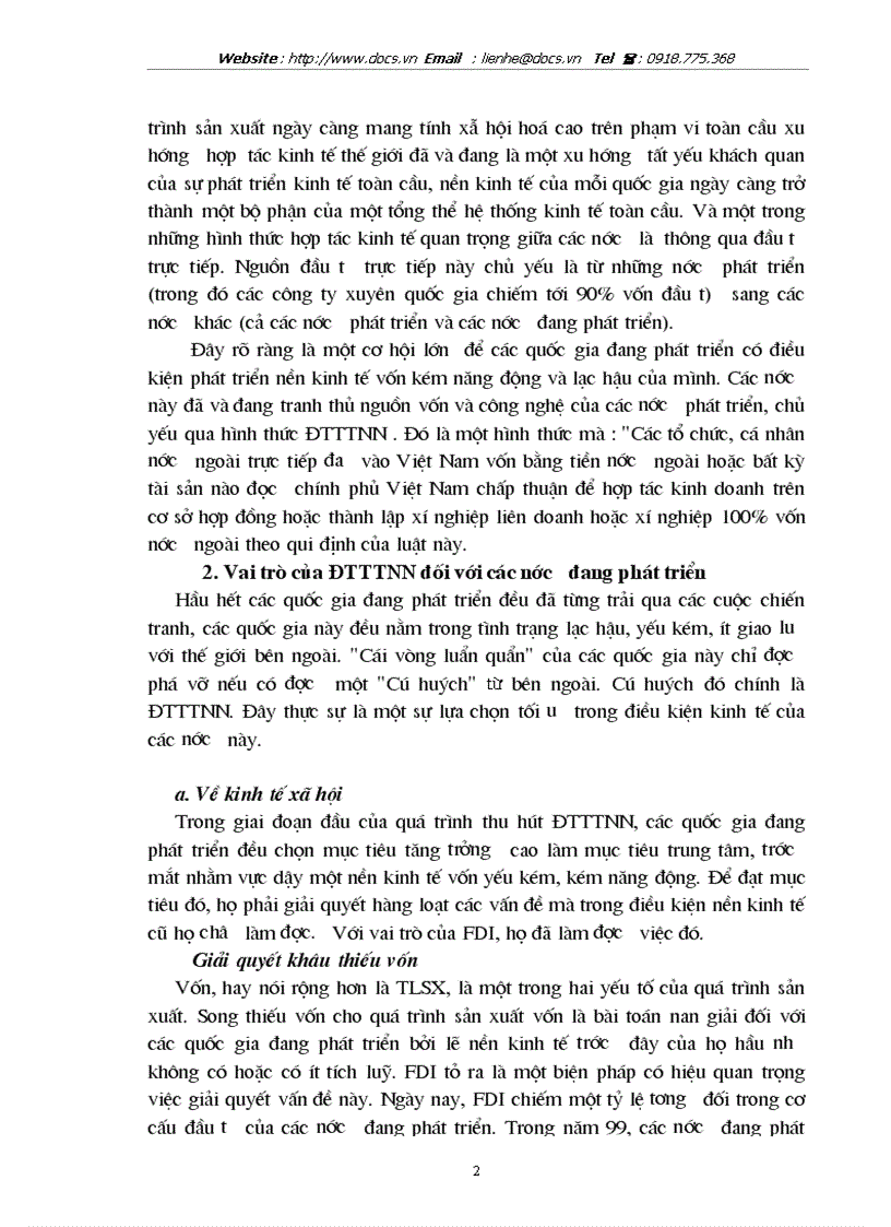 image for page Đầu tư trực tiếp nước ngoài tại Việt Nam thực trạng và vấn đề giải quyết